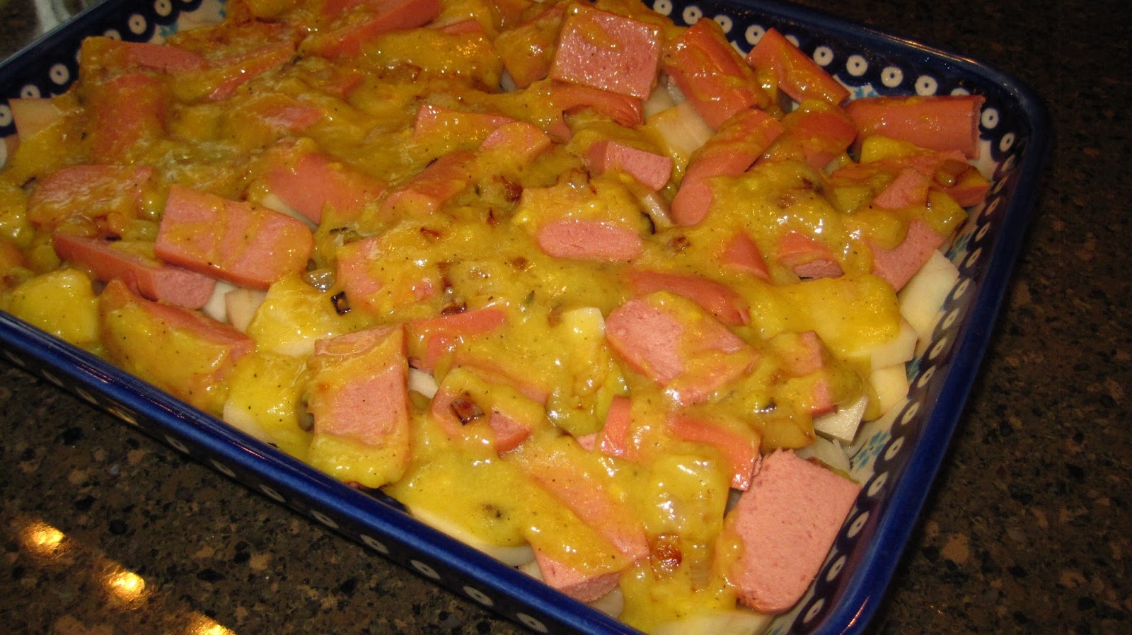 Mama Monson's Kitchen Hot Dog Potato Casserole