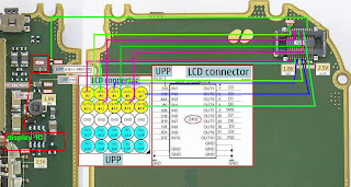 nokia 7610 lcd connector ways