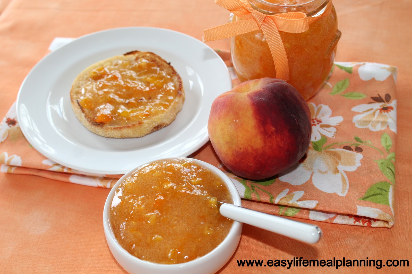 Easy Life Meal and Party Planning ApricotPeach Pie Jam