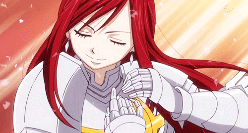 Resultado de imagem para gif erza feliz