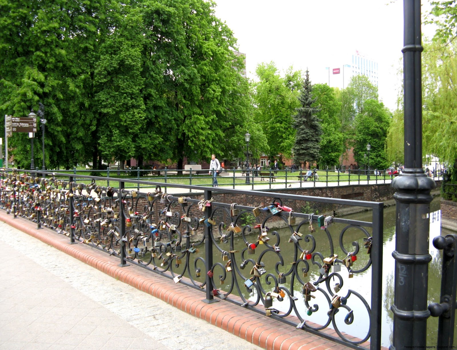 Bridge with Padlocks Bridge with Padlocks