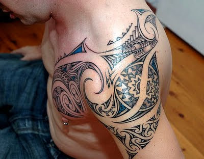 tribal tattoos for men on chest. The chest tattoos for men would be best displayed in cases where they can