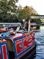 The coal boat comes to the moorings