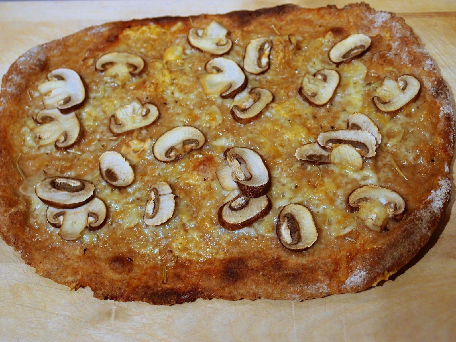 The VegHog Rustic mushroom flatbreads
