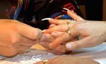 how to apply false nails image photo pic picture