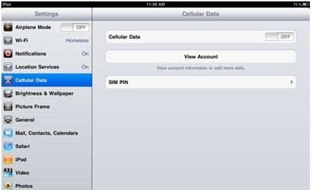 IPAD CELLULAR DATA NUMBER, HOW TO FIND CELLULAR DATA NUMBER ON IPAD