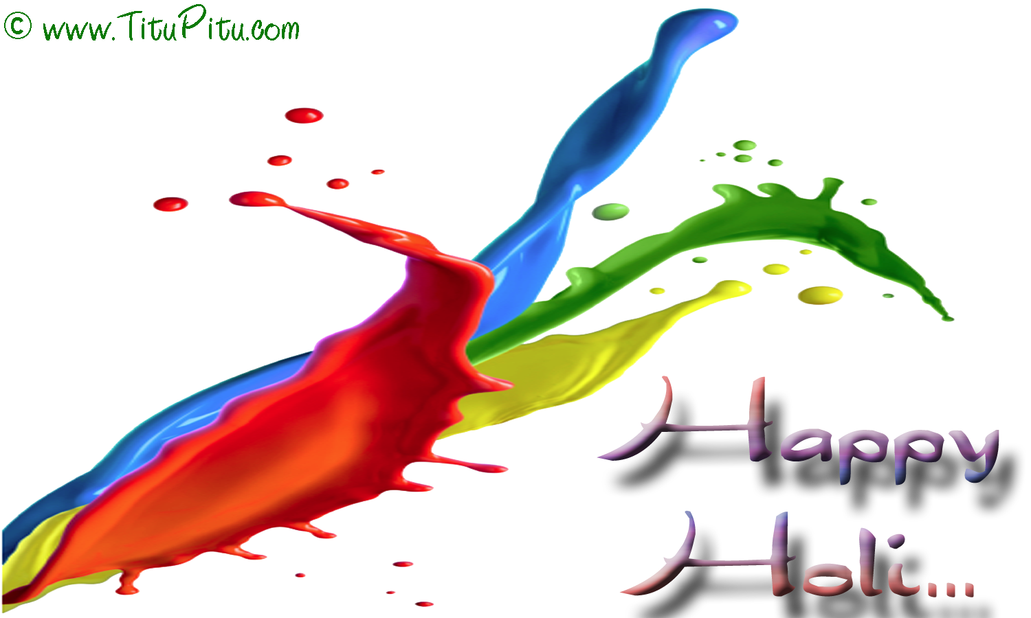 hindi holi sms wallpaper