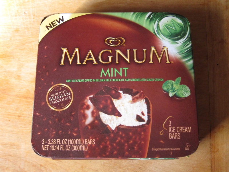 Review Magnum Mint Ice Cream Bars Brand Eating