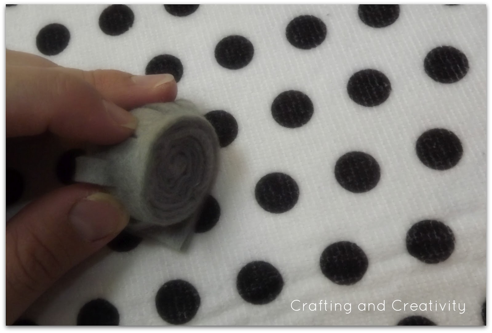 Crafting and Creativity How To Make Rolled Felt Flowers