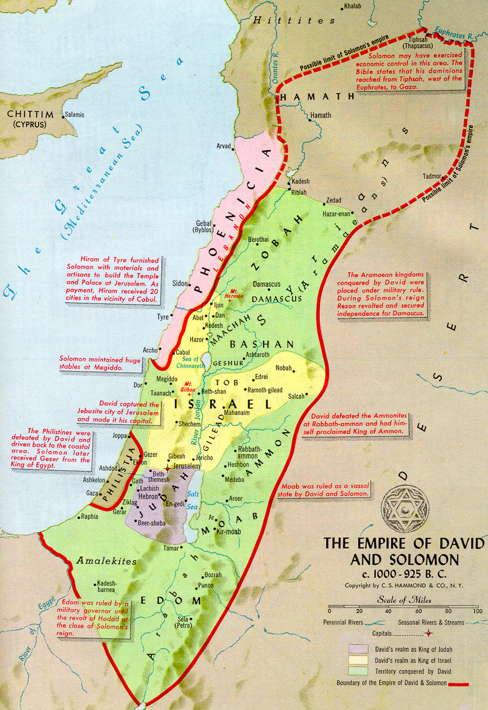 Map Of Edom