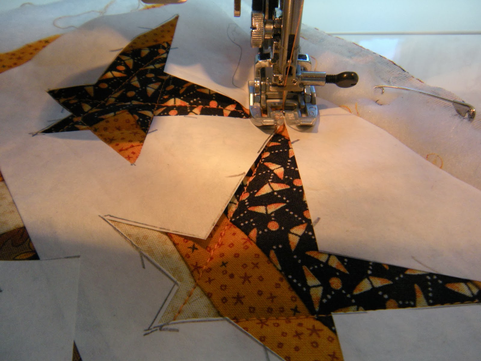 Life in the Scrapatch Quilting with Freezer Paper Templates