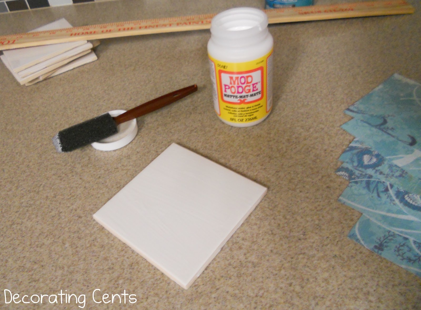 DIY Tile Coasters