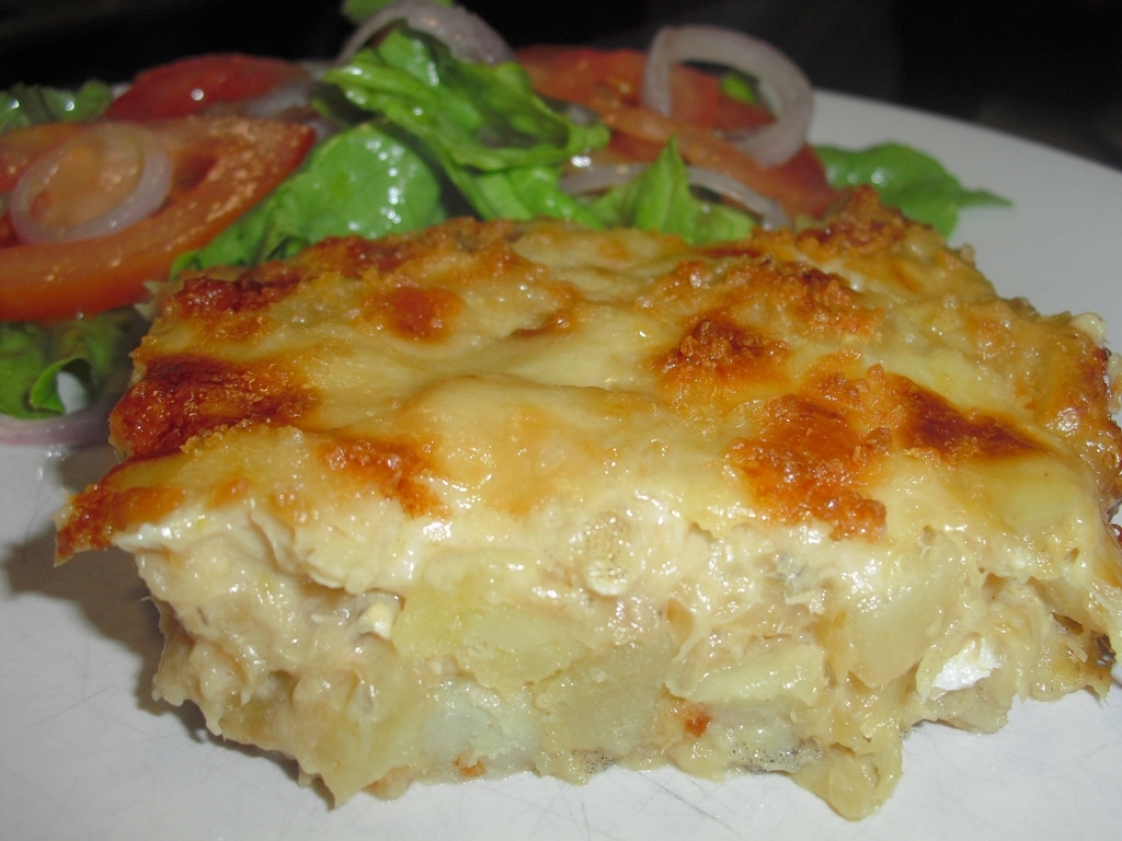 Kristininha na cozinha Bacalhau com natas simples e rápido à maneira