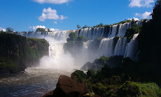 Iguazu, air terjun tercantik, sungai iguazu the devil throat, tekak syaitan.