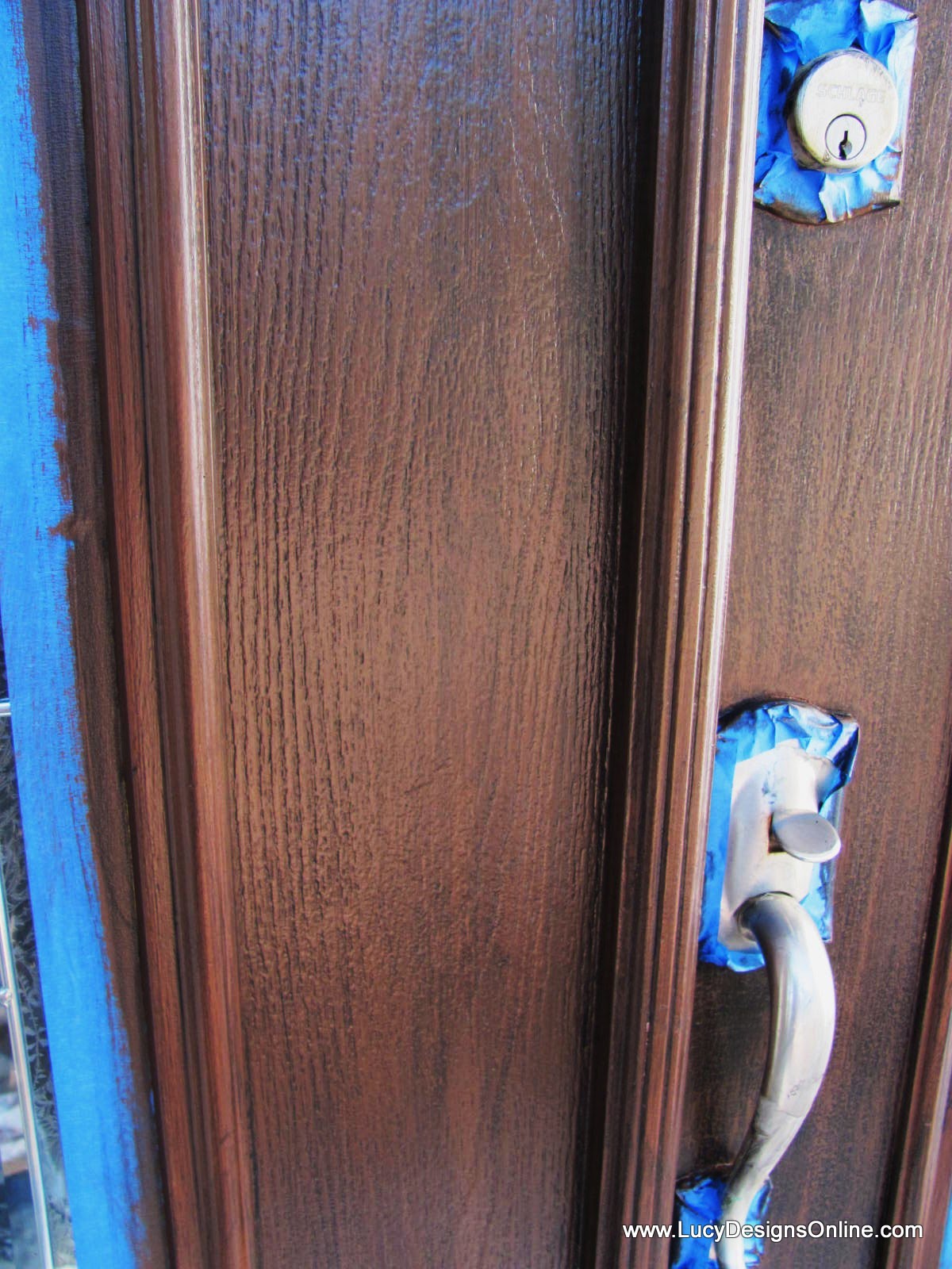 Front Door Makeover, Painting a Front Door Lucy Designs