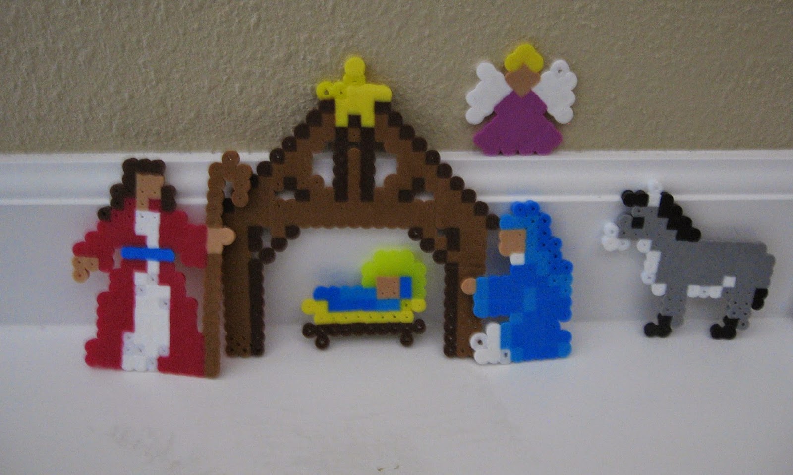 Almost Unschoolers The Very First Noel and a Perler© Bead Nativity