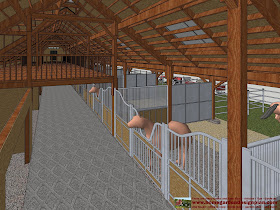HB100 - Horse Barn Plans - Horse Barn Design
