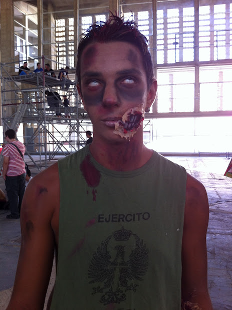 zombi del ejercito español en la Comic Con Spain 2012 zombi del ejercito español en la Comic Con Spain 2012