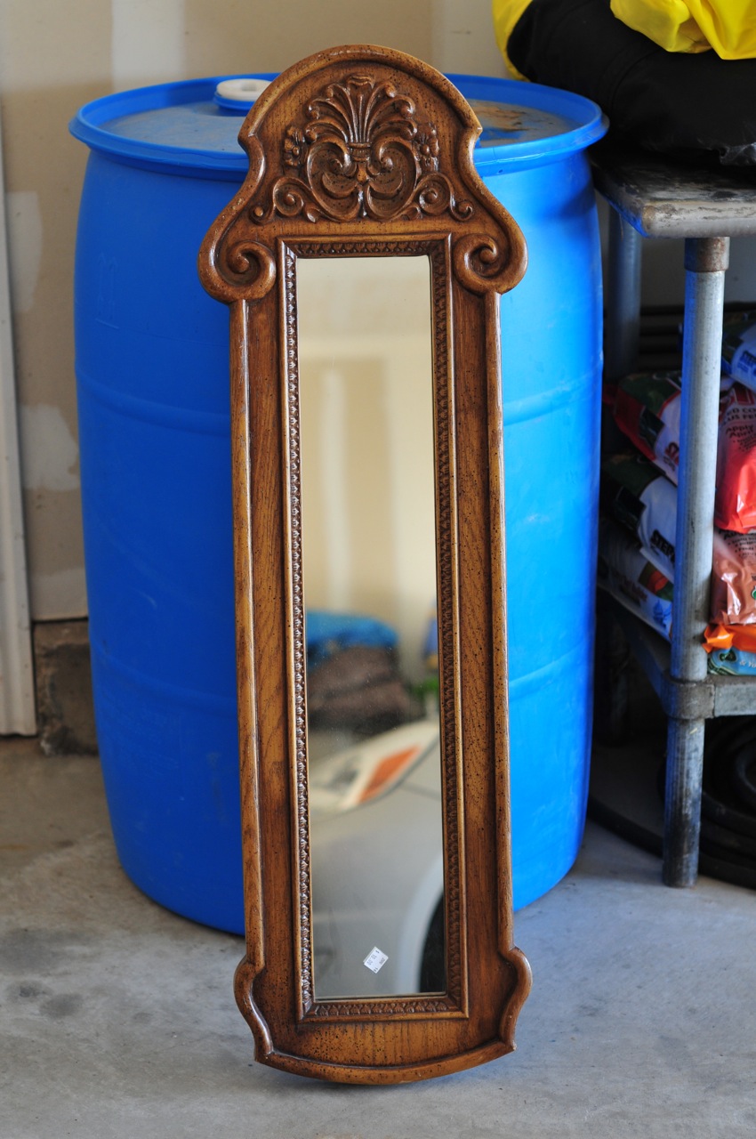 DIY Til We Die Thrift store Mirrors + a chandelier= FUN!