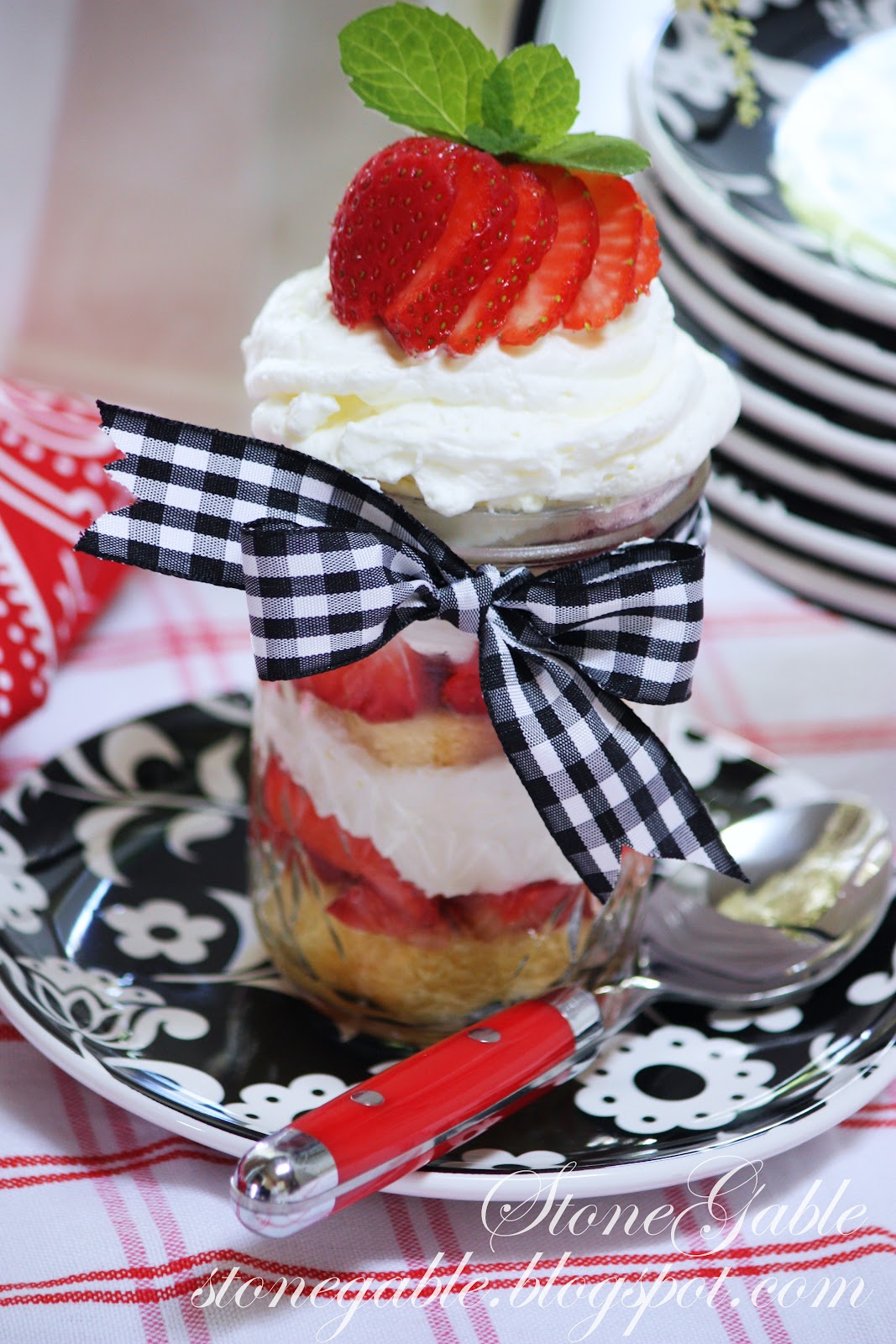 STRAWBERRY SHORTCAKE IN A JAR StoneGable