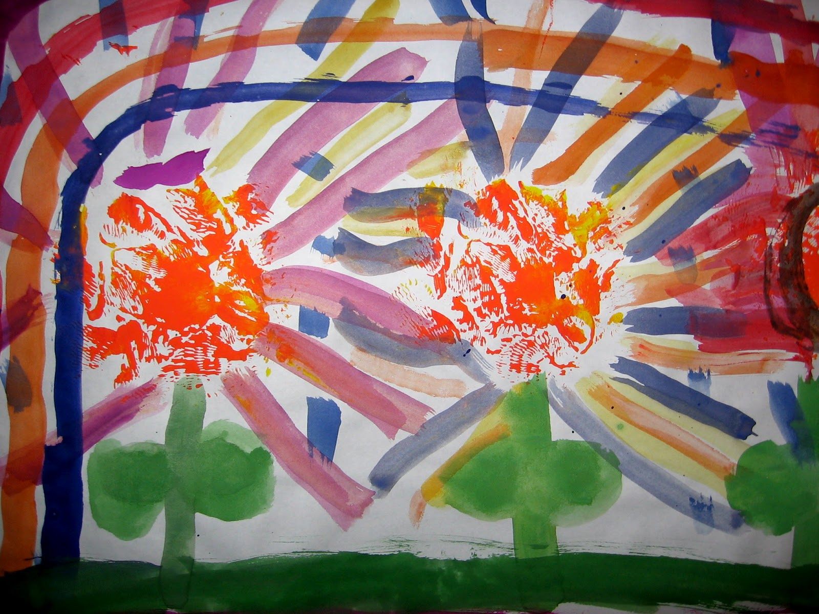 Spring Kindergarten Art