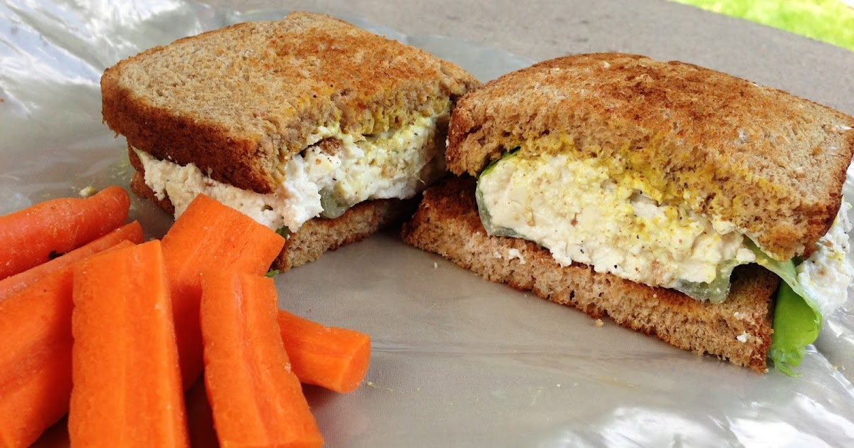 5 Step Veg eggLESS egg salad sandwich