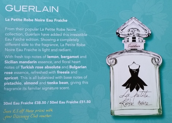 Guerlain Le Petite Robe Noire Eau Fraiche The Fragrance Shop Discovery Club Spring 2015
