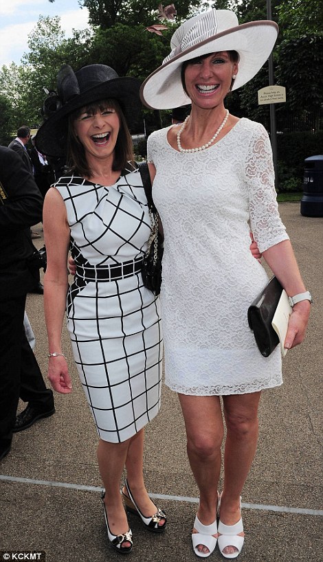 pretty ladies in black and white outfits on day 4 of Royal Ascot 2014