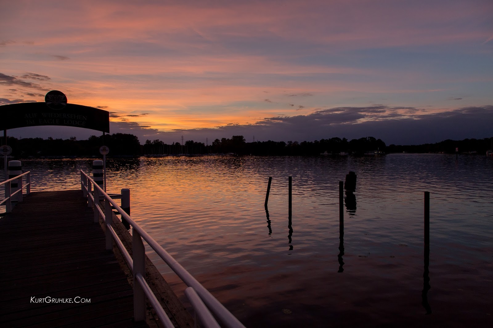 Kurt Gruhlke Fotografie Abendstimmung Am Tegeler See