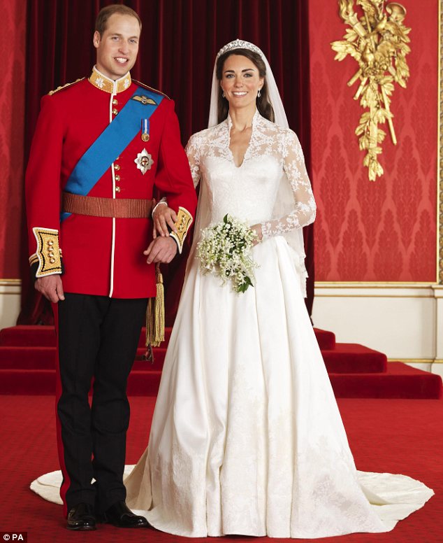Reminiscent of Grace Kelly and the Queen's wedding dresses it had a perfect