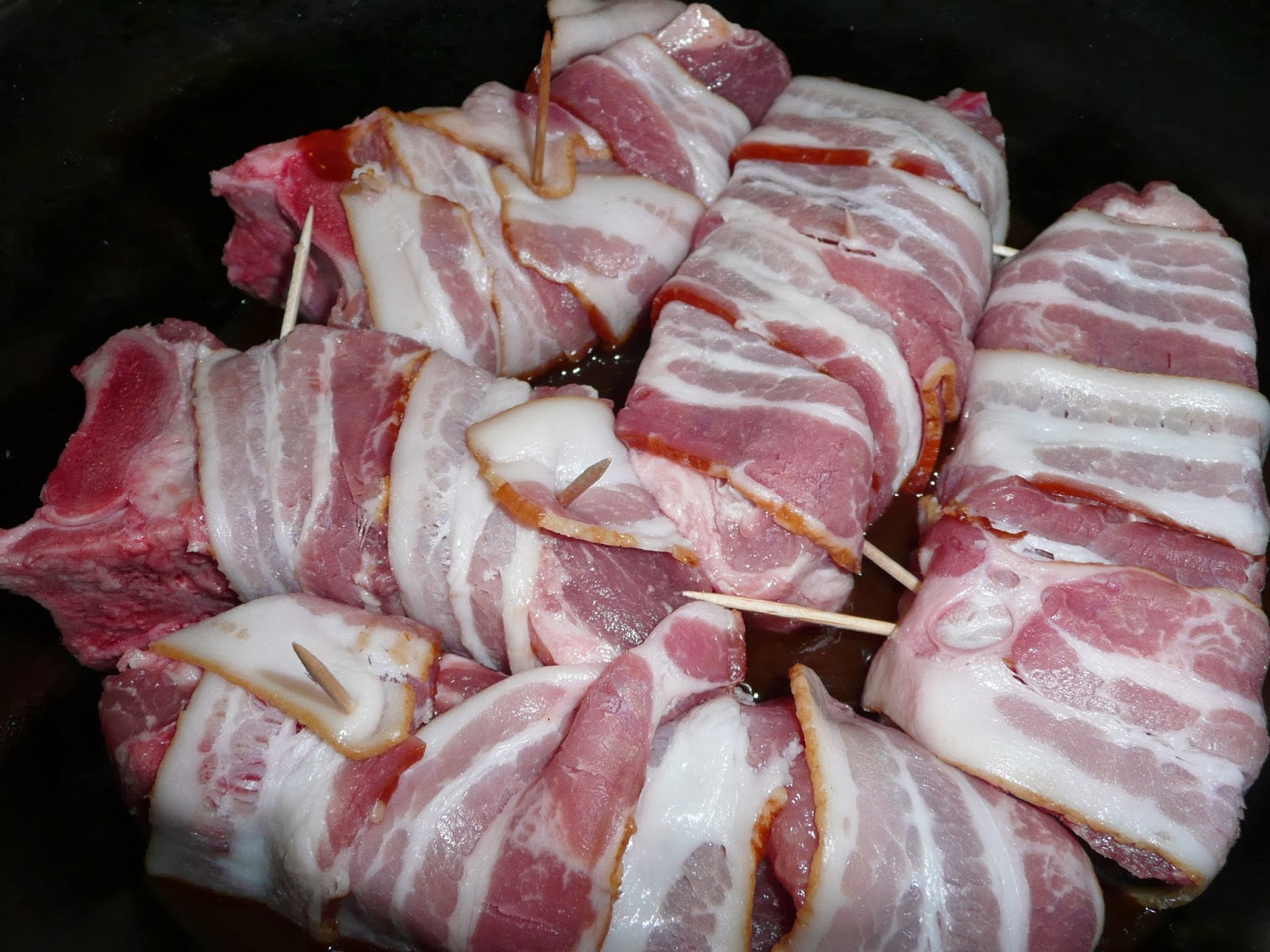 Everyday Dutch Oven Bacon Wrapped BBQ Country Ribs