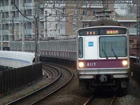 東京メトロ半蔵門線　田園都市線　各停　清澄白河行き1　8000系