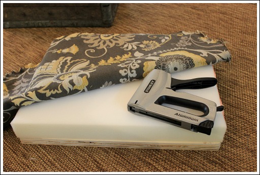 build wood ottoman