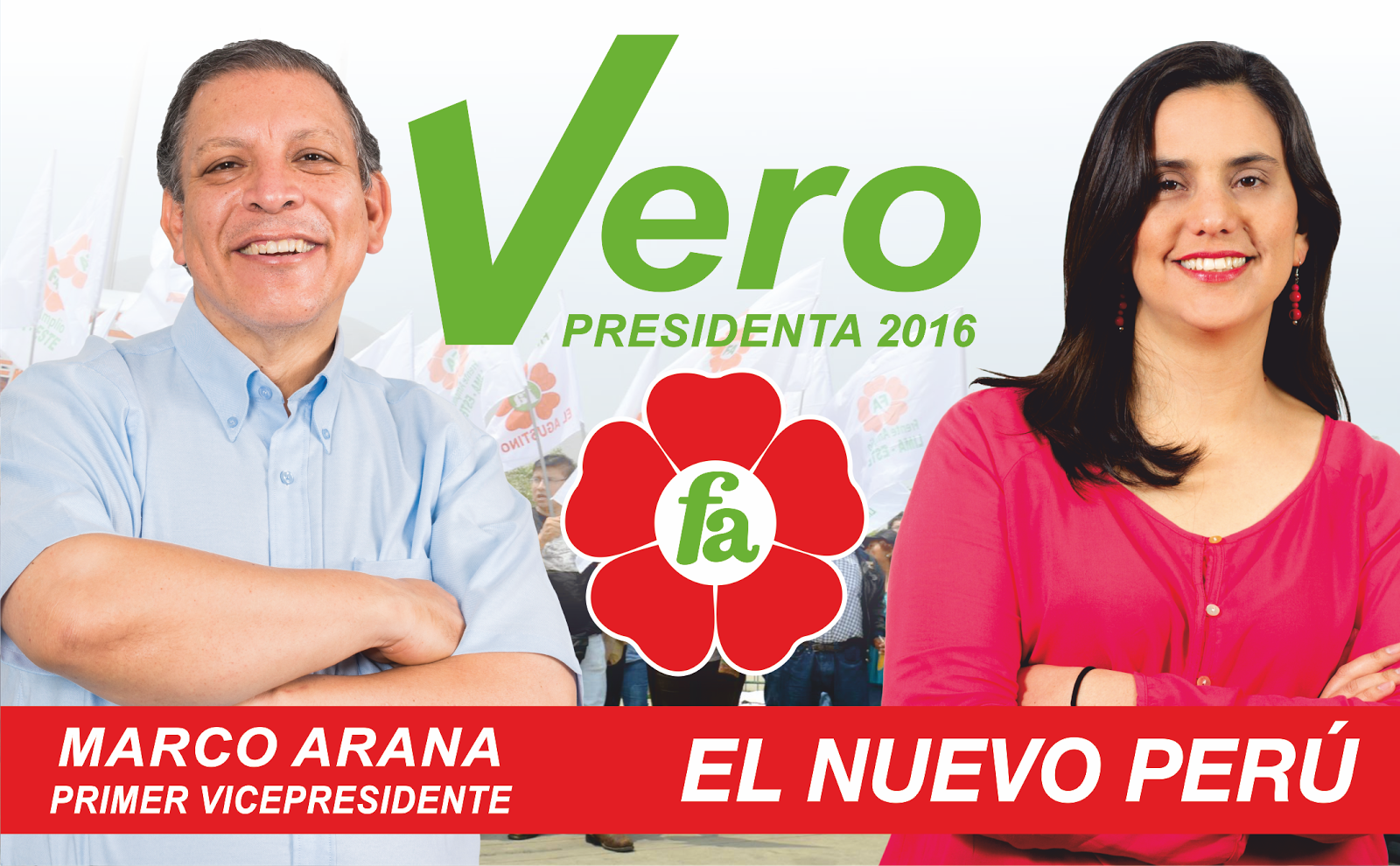 Verónica Mendoza, Presidenta - Marco Arana, Vicepresidente