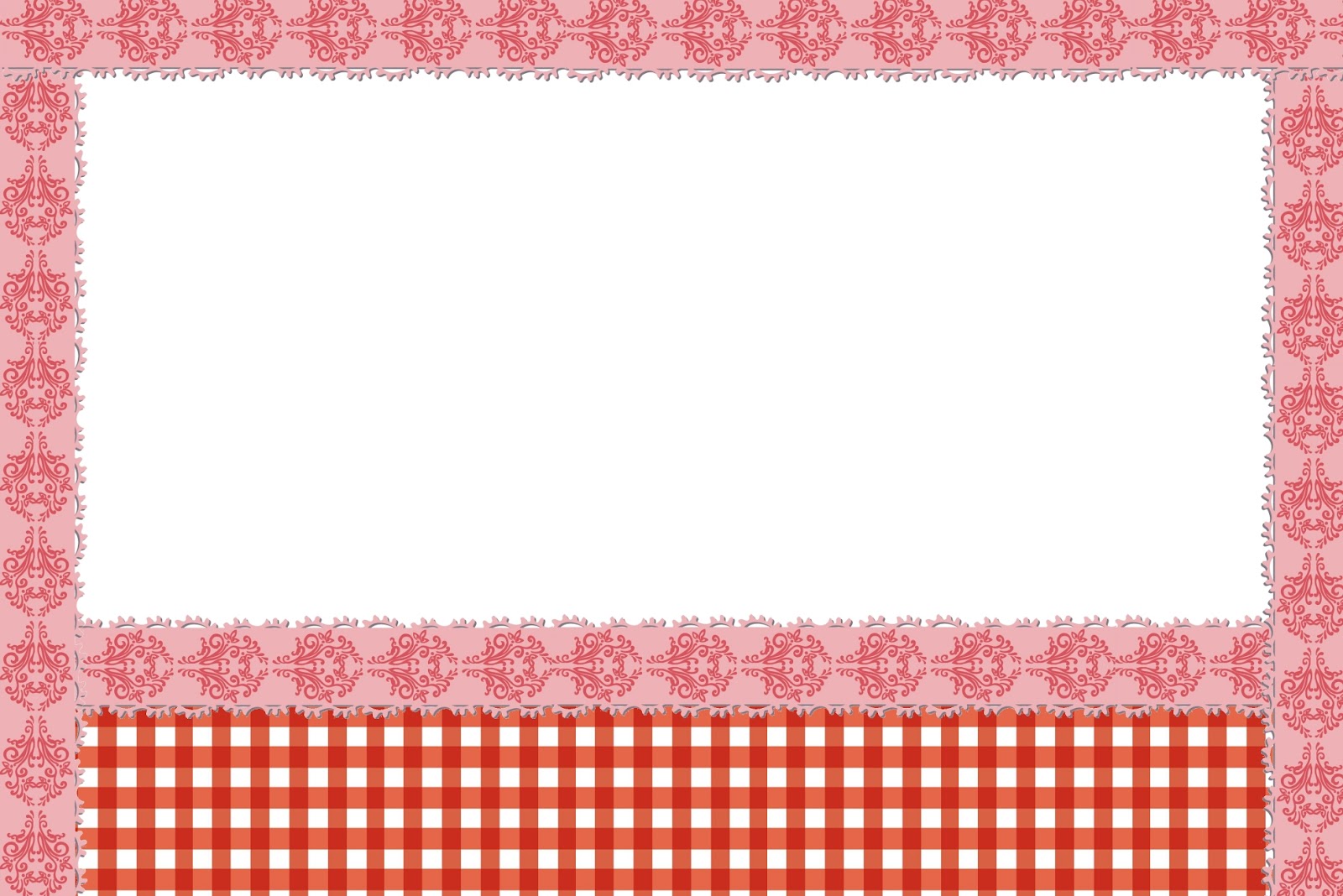 Fazendo a Minha Festa!: Xadrez Vermelho e Branco - Kit Completo com  molduras para convites, rótulos para guloseimas, lembrancinhas e imagens!