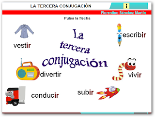 http://cplosangeles.juntaextremadura.net/web/edilim/curso_4/lengua/tercera_conjugacion/tercera_conjugacion.html