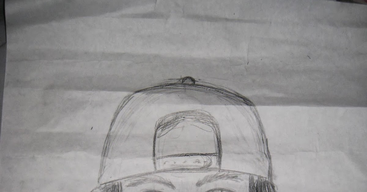 Contour Drawing "Upside Down Picasso" Selfportrait