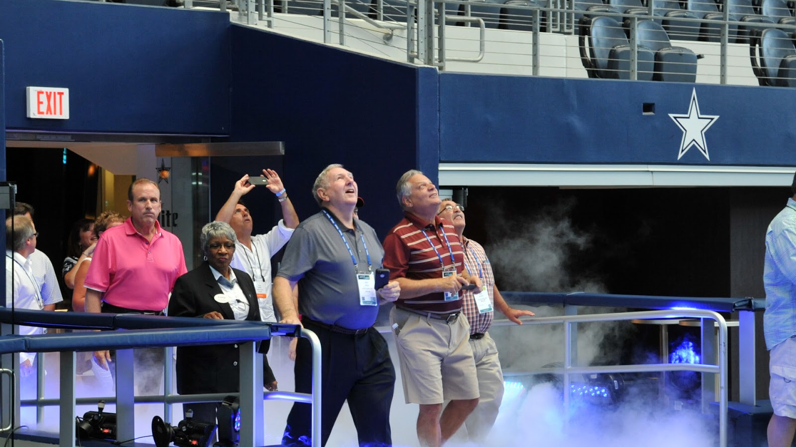 Dallas Cowboy Cheerleaders, Carpet One and the JumboTron US Event Photos