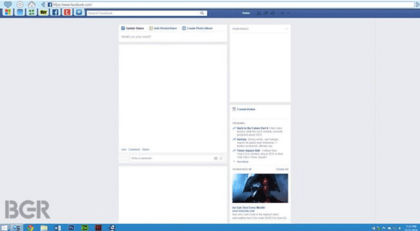 صورة متصفح مايكروسوفت الجديد Spartan صورة متصفح مايكروسوفت الجديد Spartan
