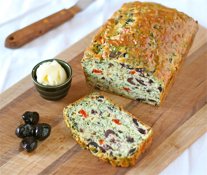 Savory olive bread
