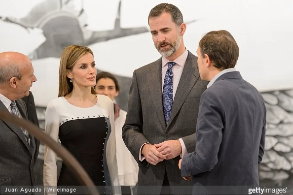 King Felipe VI of Spain and Queen Letizia of Spain attend the opening of ARCO 2015