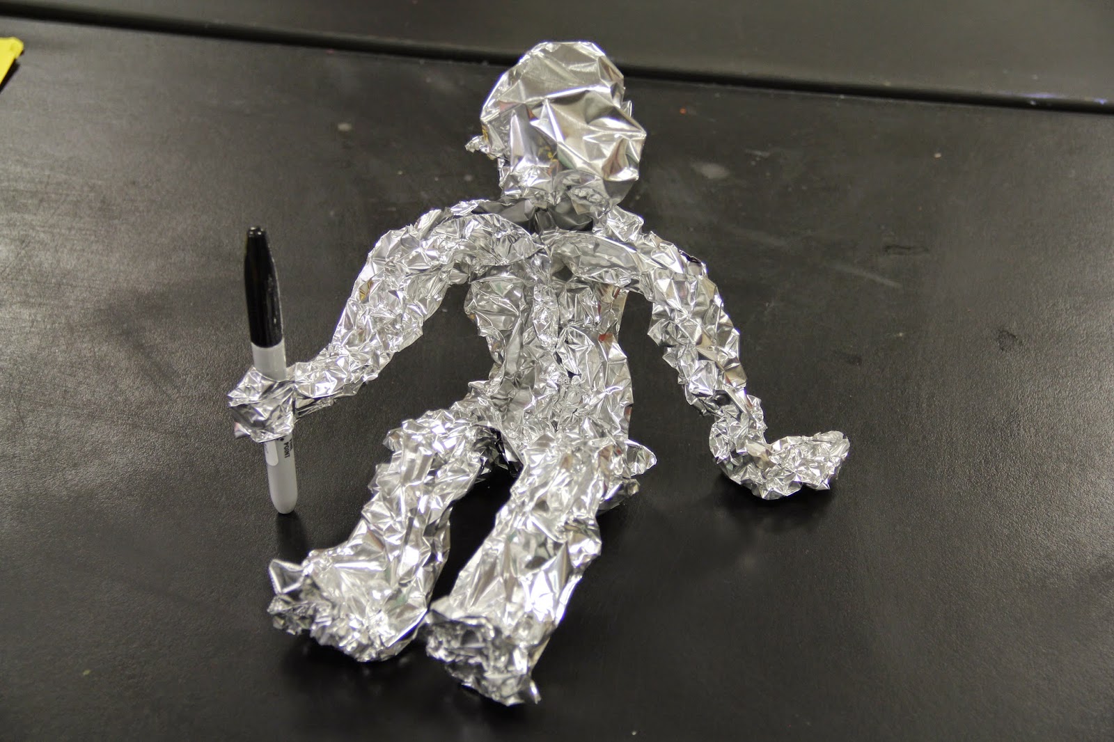 smART Class Foil People Sculptures