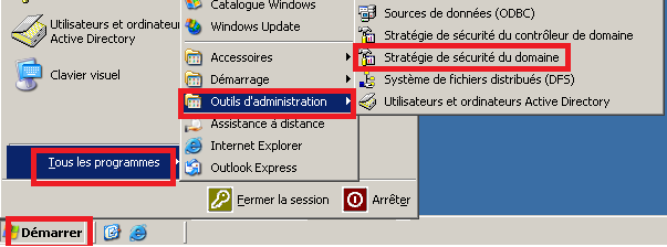 Networksget مدونة إزالة خاصية تعقيد كلمة السر في Widows Server 2003