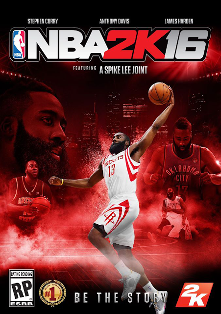 NBA 2K16 Cover James Harden