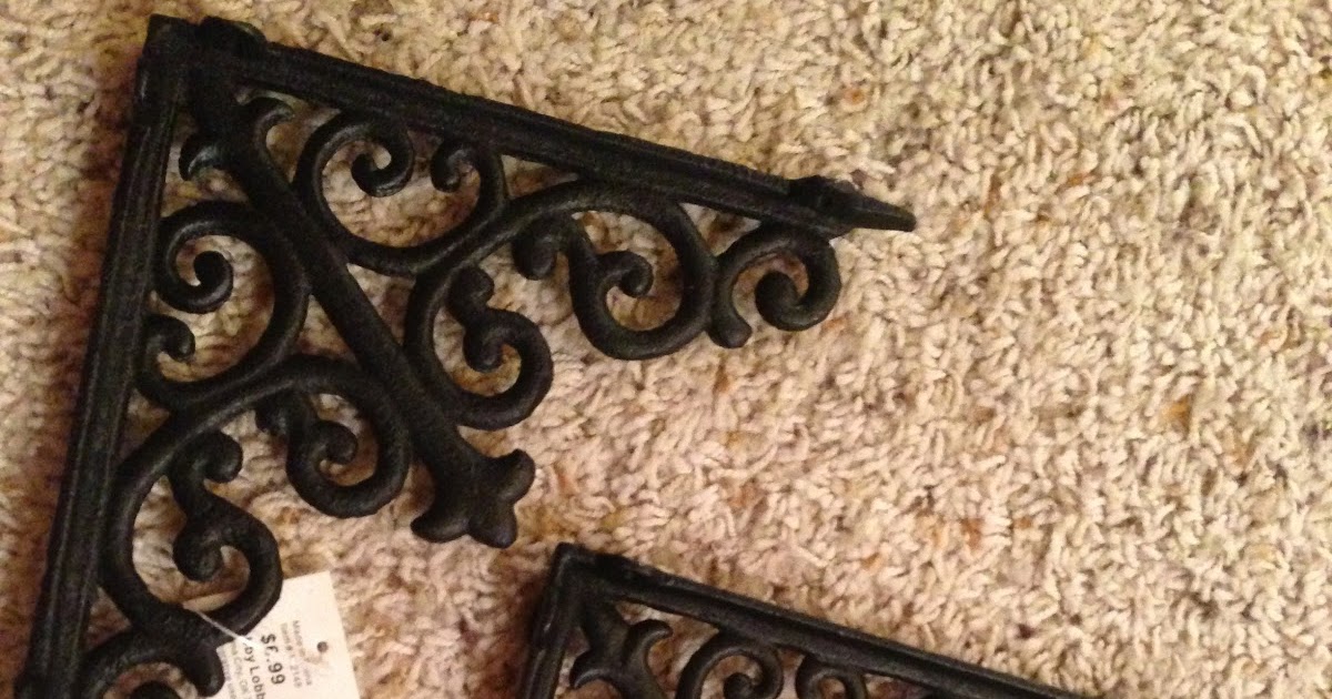 OMGLITZY Pink Shelves & Hobby Lobby Brackets