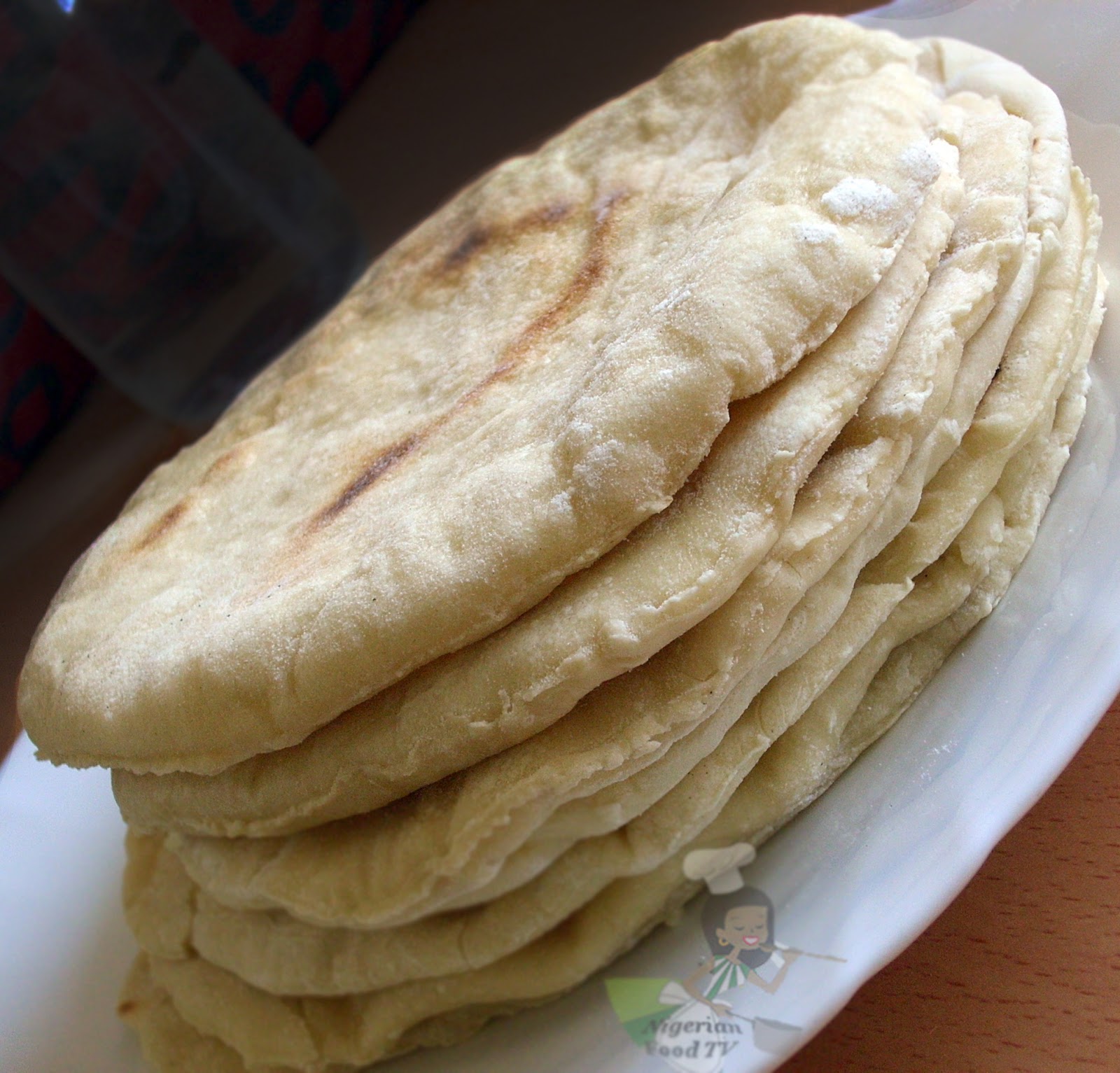 Homemade Shawarma bread in a pan, Nigerian Shawarma, Nigerian Food TV
