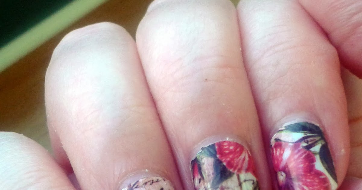 Geordie Nails The Hospital Manicures Floral Decals