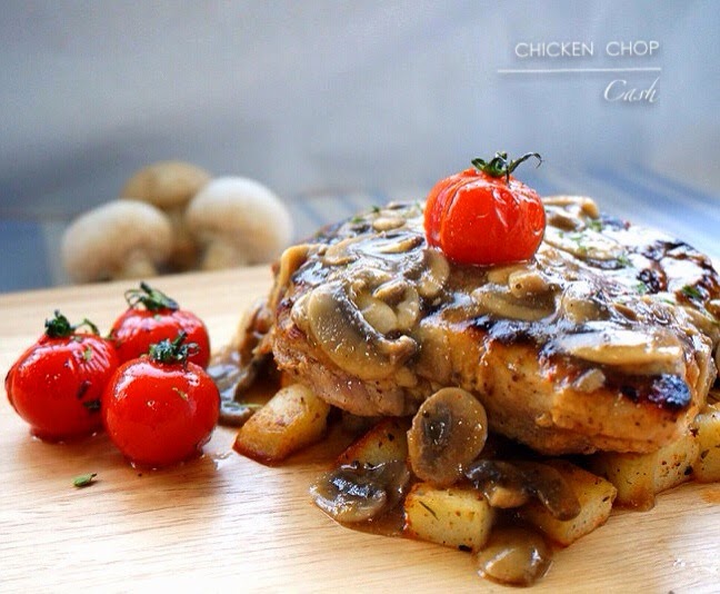 Oriental Chicken Chop with Mushroom Sauce Cash Palace