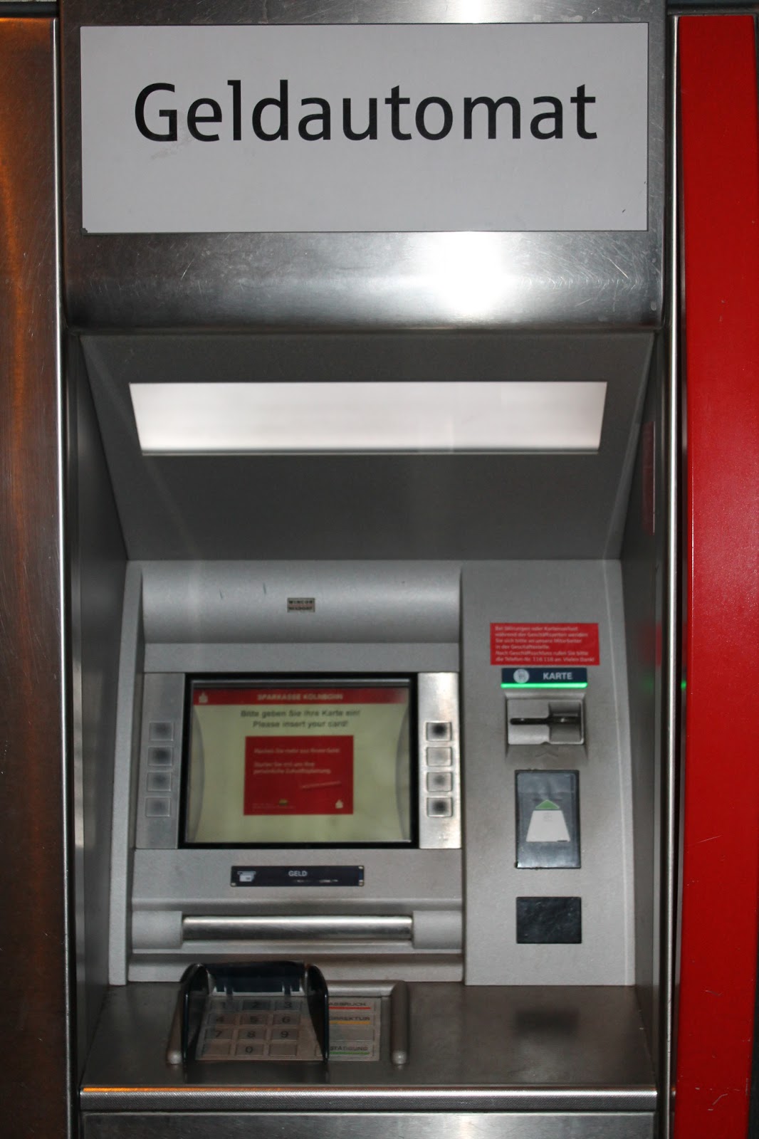 tecimal Technik im Alltag Der Geldautomat