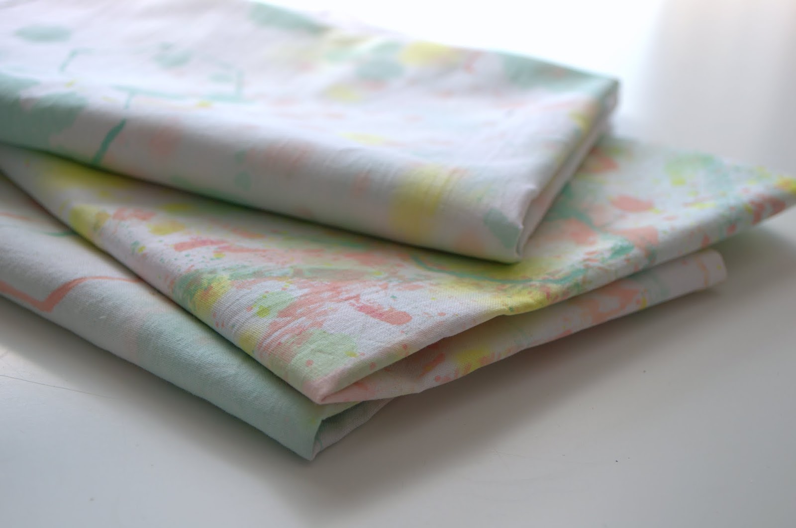 nostalgiecat DIY print tea towels